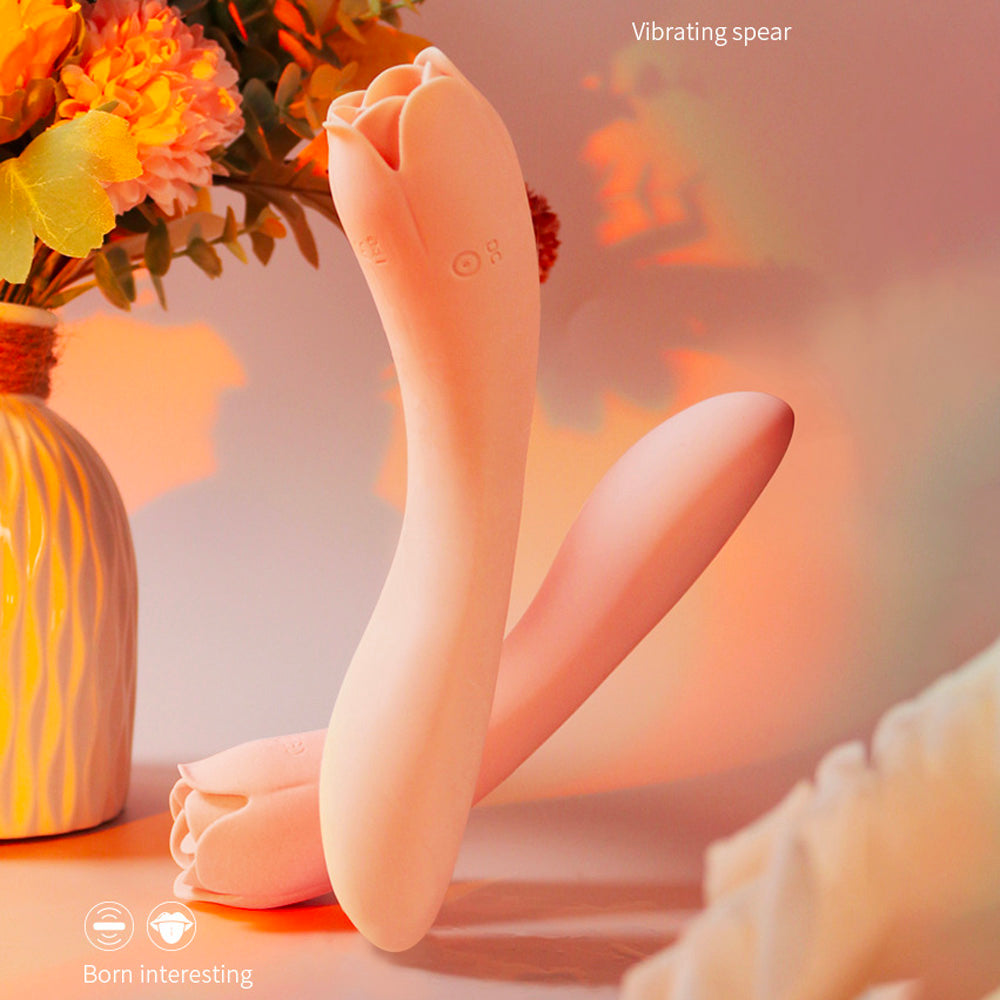 Rose Vibrator Tongue Sucking Rose Vibration in Water-Uxolclub - Best Adult Sex Toys Online Retailers