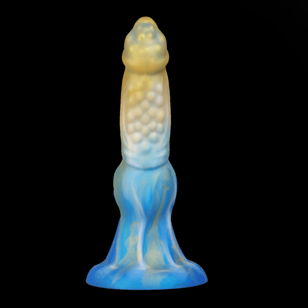 Alien Dildo Mixed Color Liquid Silicone Allovers Dildo Sex Toys-Uxolclub