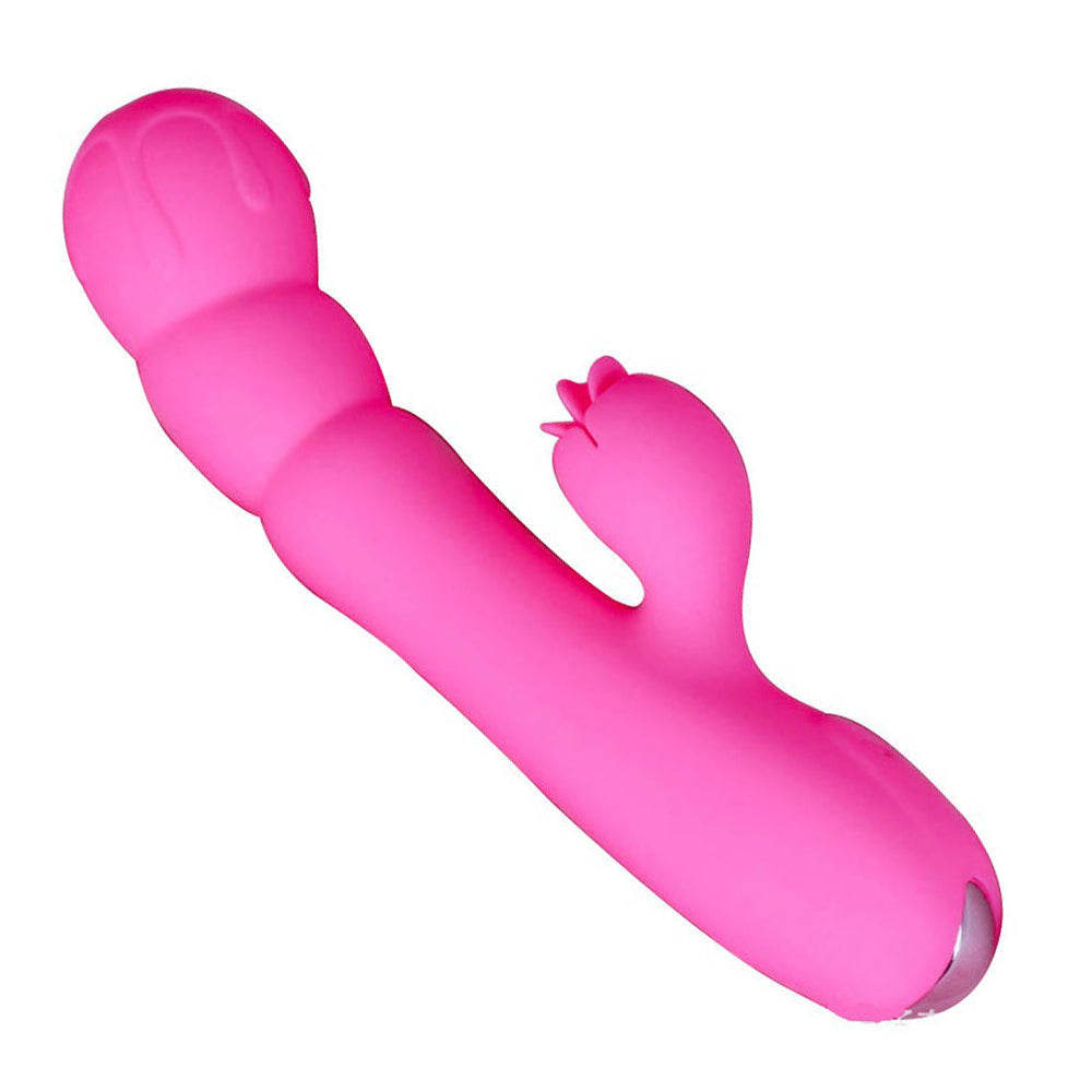 Electric Tongue Vibrator - Female Masturbators Tongue Licking Pink Dildo-Uxolclub