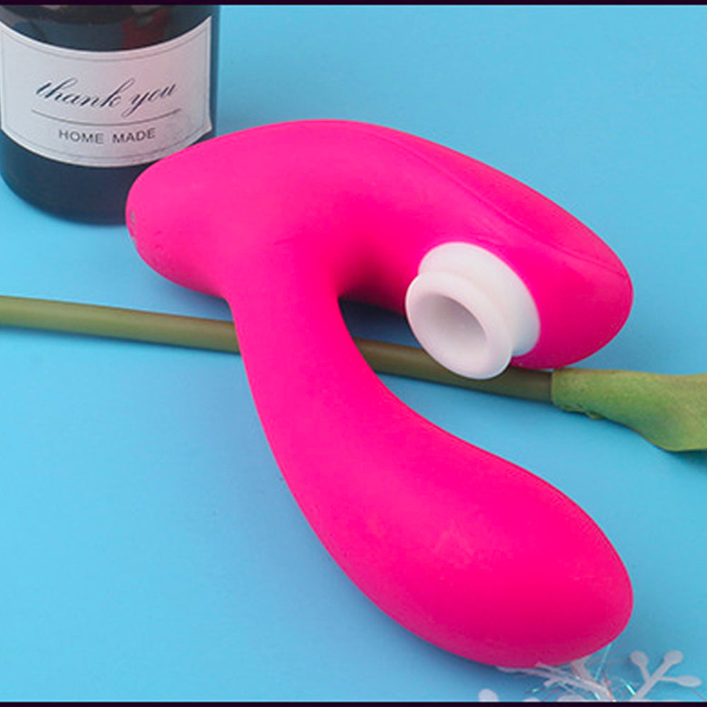 Sucking Vibrating Dildo - Female Vibrator with Vibrating Suction-Uxolclub