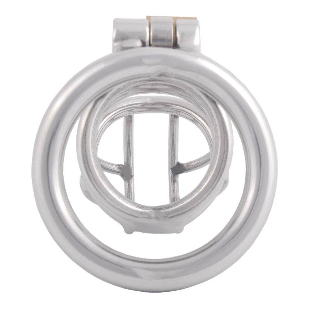 Stainless Steel Chastity Device Stealth Lock Adults Chastity Cages-Uxolclub
