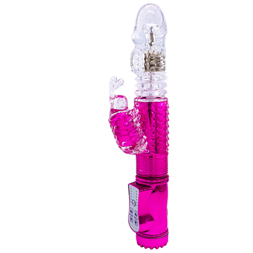Telescopic Vibration Ball 12 Ffrequency Vibration Masturbator-Uxolclub