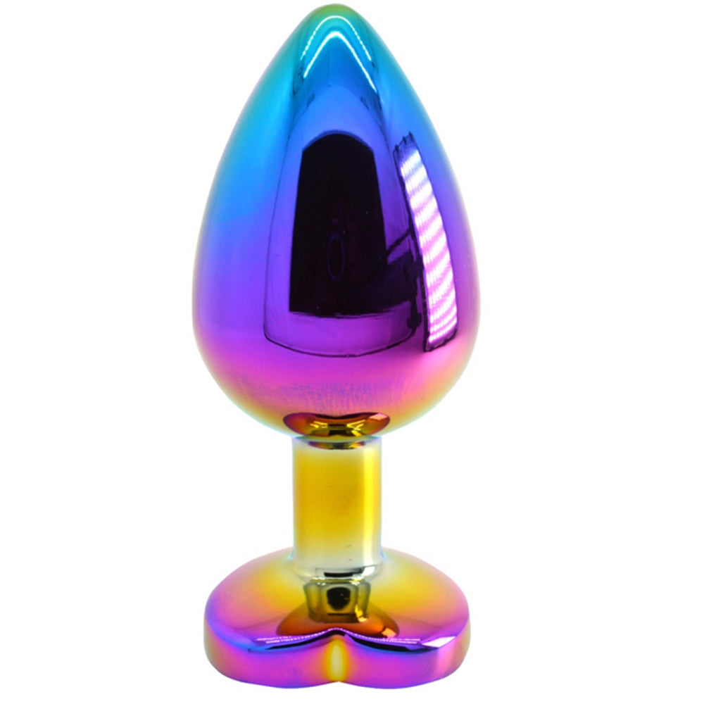 Metal Butt Plug - Anal Toying Colored Stainless Steel Metal Butt Plug-Uxolclub