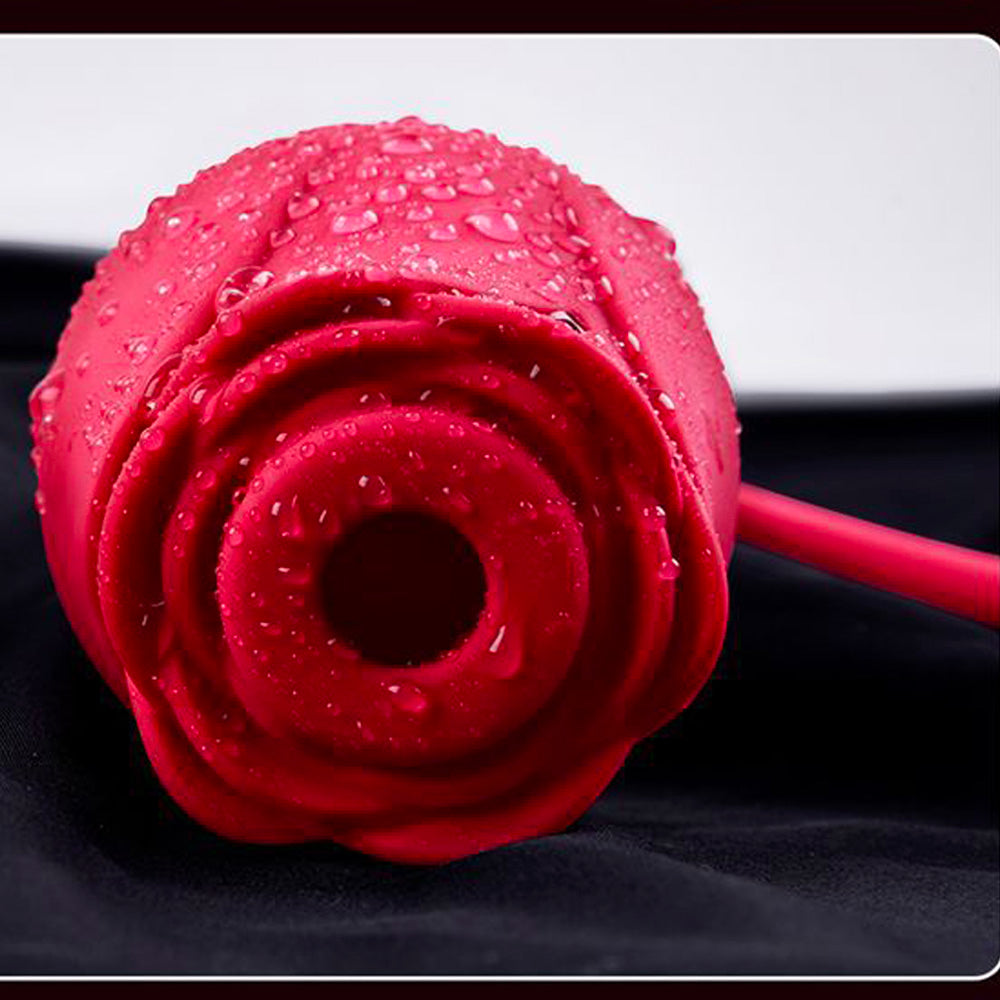 Sucking Vibrating Egg Rose Masturbator-Uxolclub