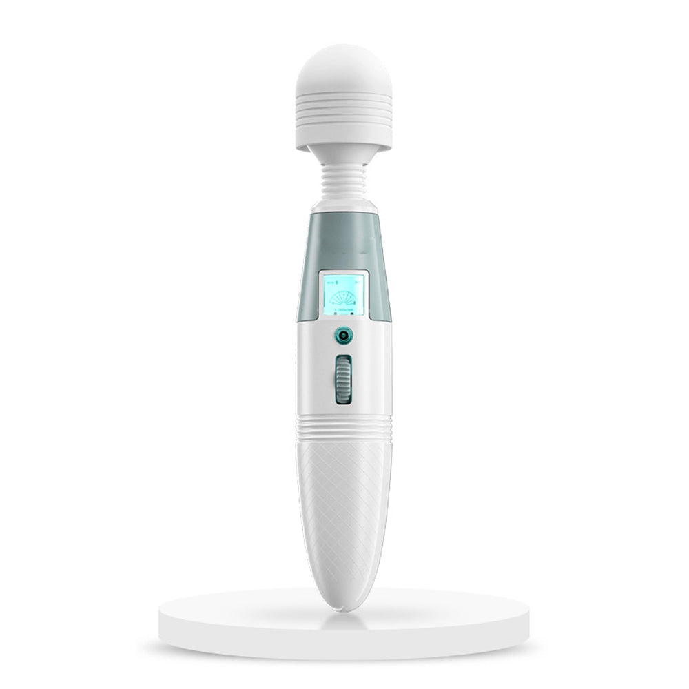 Rotating Magic Wand Massager Female Clit Stimulation-Uxolclub