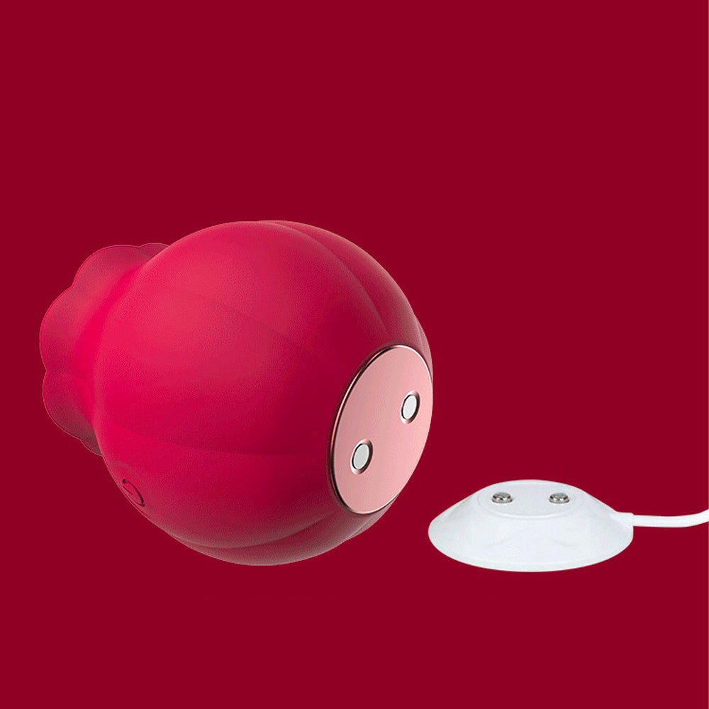 Rose Petal Vibrator | Tongue Vibrator  Clitoris Stimulator-Uxolclub