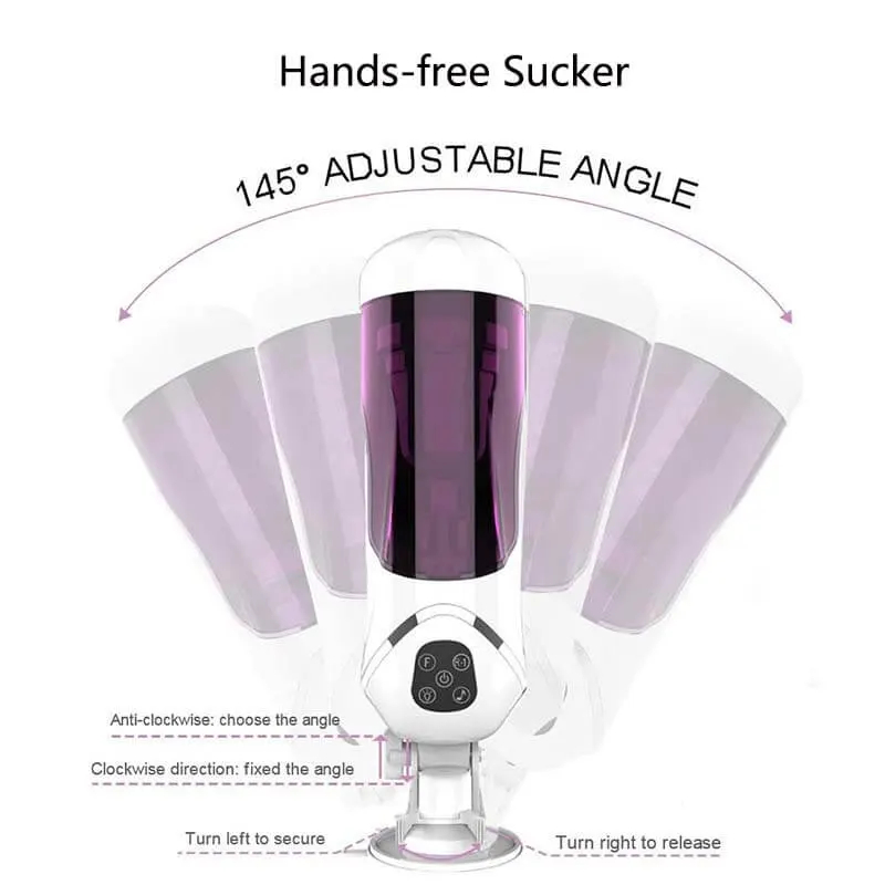 10 shock 10 Speed Thrust Automatic Masturbator Built-in Suction Cup