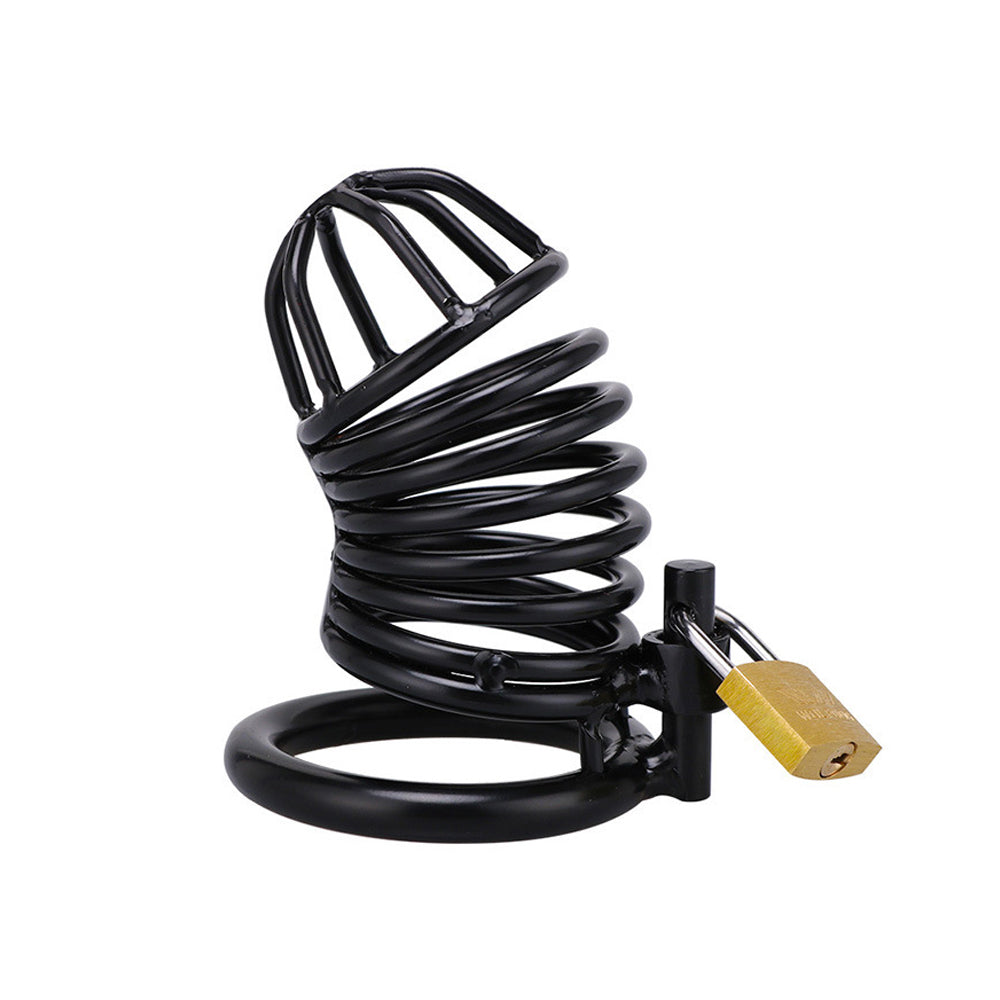 Chastity Lock Cock Cage SM Sex Toys-Uxolclub