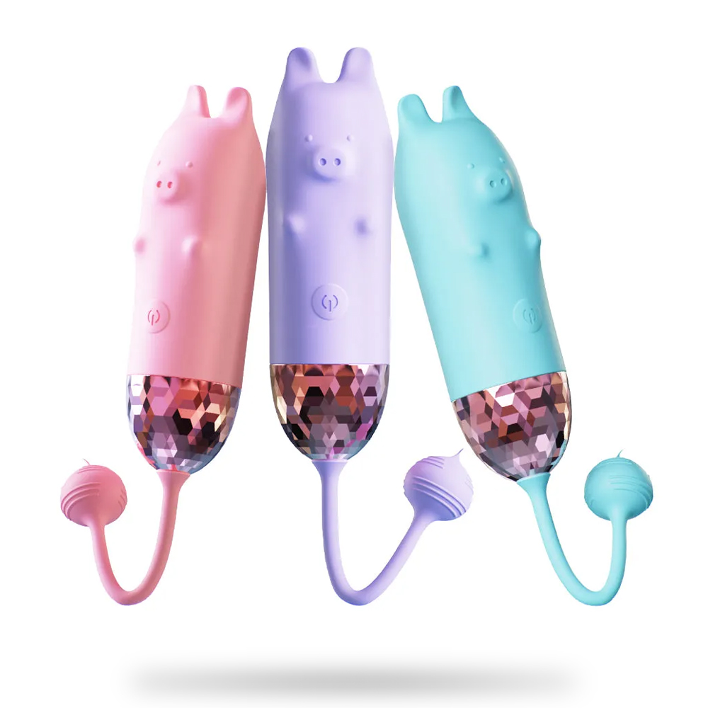 Piggy G-spot Vibrator -10 Frequency Wireless Control Piglet Vibrator