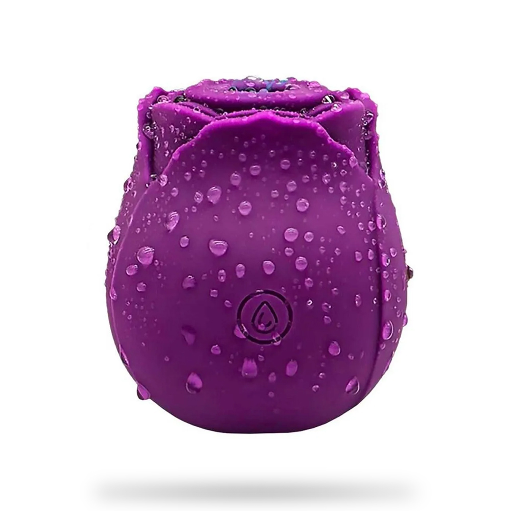 Purple Rose Suction Vibrator 7 Frequency Sucking Clit Massage Rose Toy