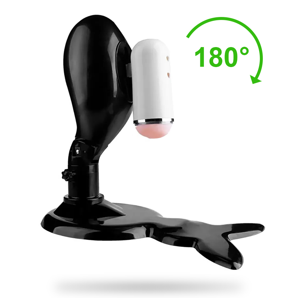FlexRider Hands Free Male Masturbator Powerful Automatic Telescopic Machine with Stand and Adjustment Speed Remote Control-Uxolclub - Best Adult Sex Toys Online Retailers