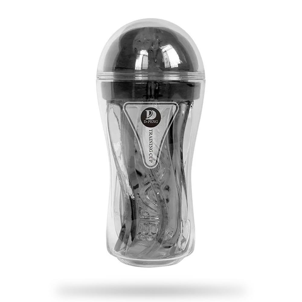 Jelly Inverted Model Transparent Masturbation Cup with Transparent See Through Vagina Handheld Pocket Vagina Pussy Toy-Uxolclub - Best Adult Sex Toys Online Retailers