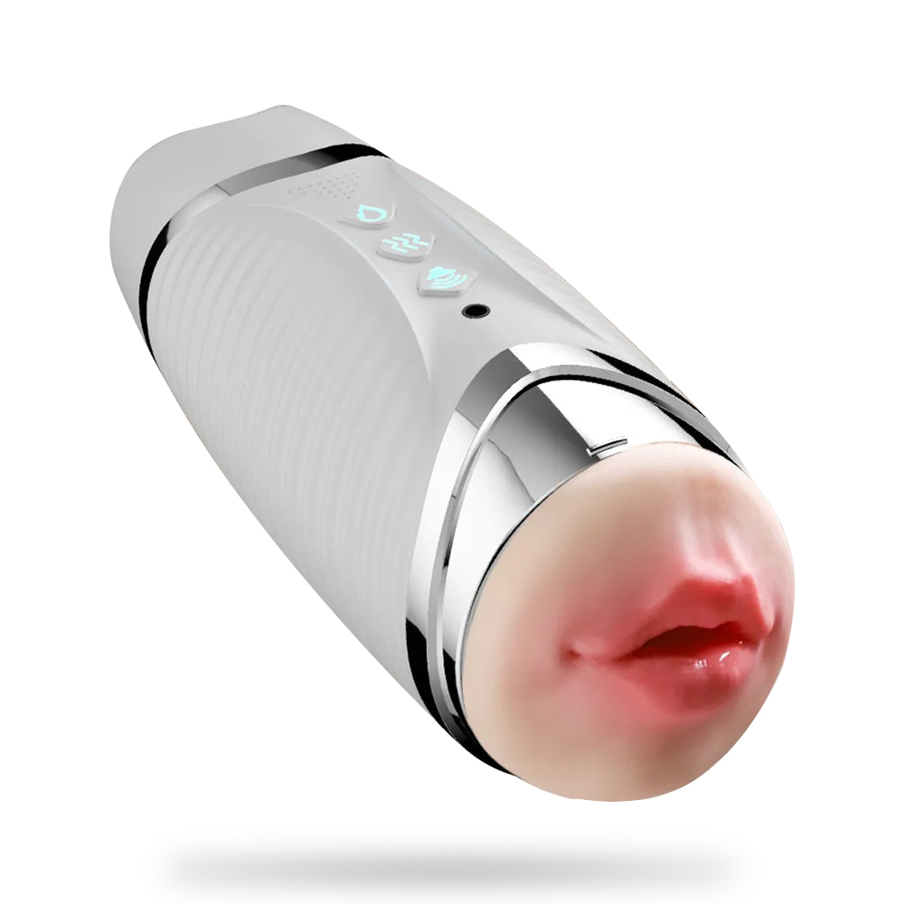 Double Head Male Masturbator Intelligent Heating Sound Blowjob Toy-Uxolclub - Best Adult Sex Toys Online Retailers