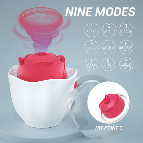 Rose suction Vibrator | Clitoral Stimulation Sucking Rose Vibrator-12
