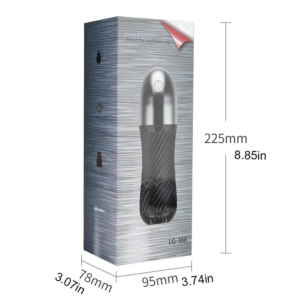 10 Frequency Vibrating Masturbation Cup