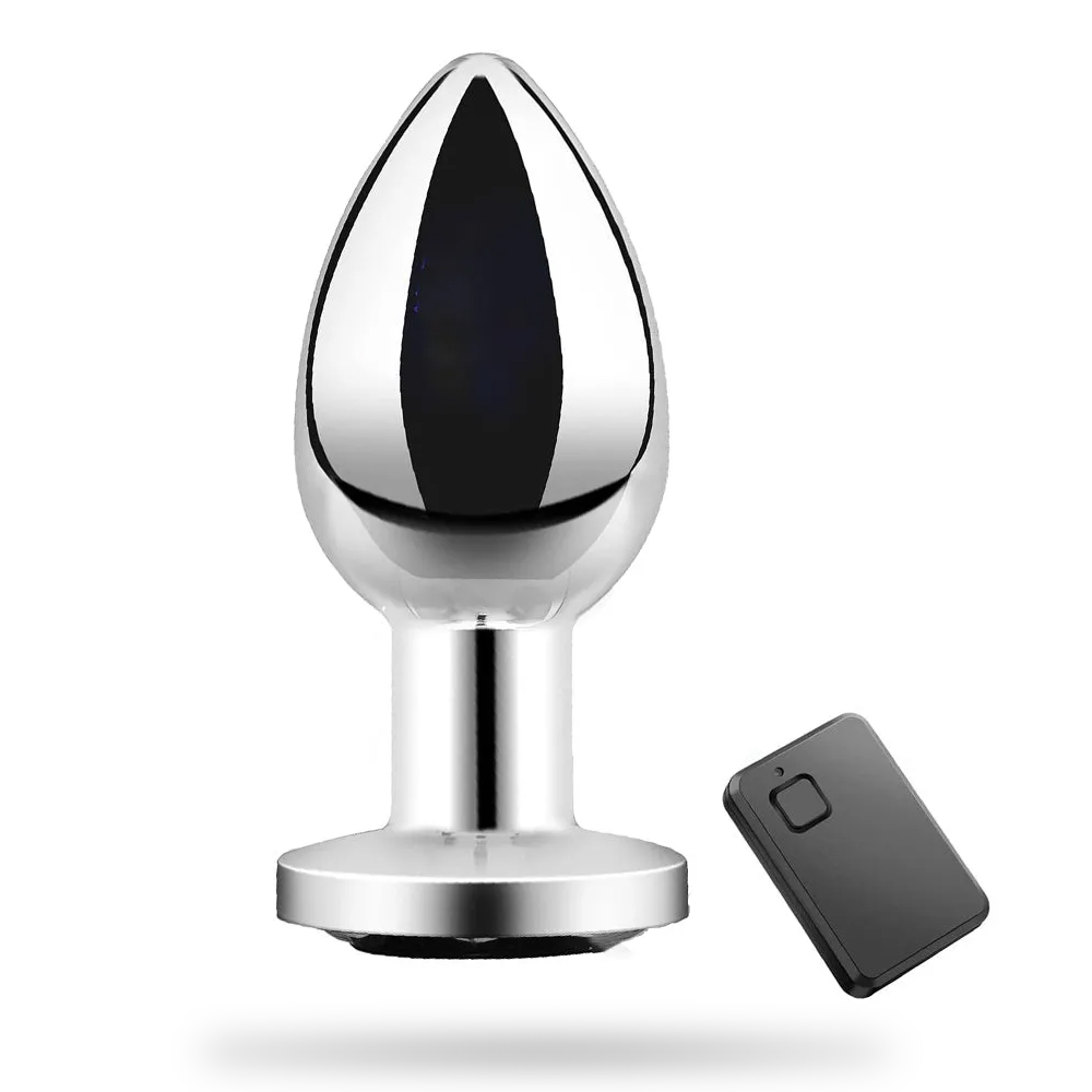 Remote Control Metal 10 Frequency Vibration Anal Plug