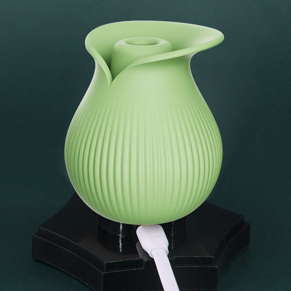 Vibrating Rose Nipple Vibrator Rose Suction Vibrator-Uxolclub