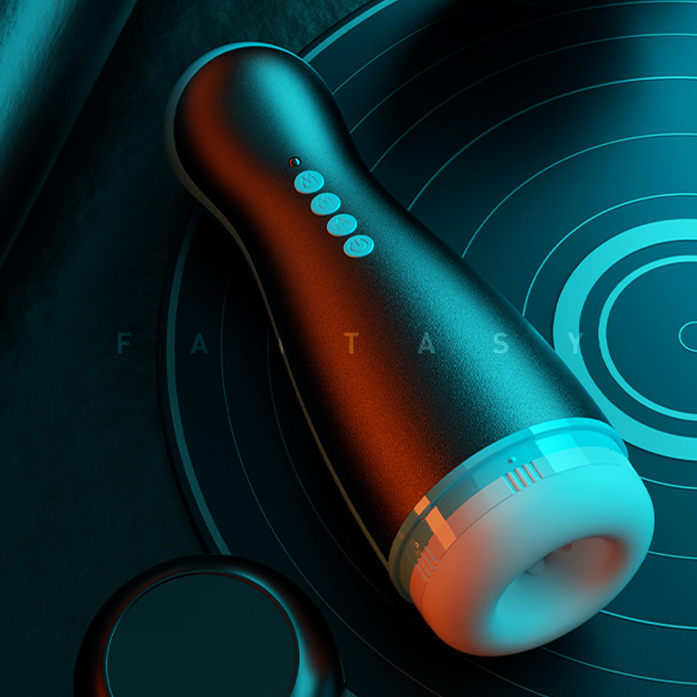 Smart Vibrating Suction Masturbation Cup Heating Blowjob Sex Toy-Uxolclub