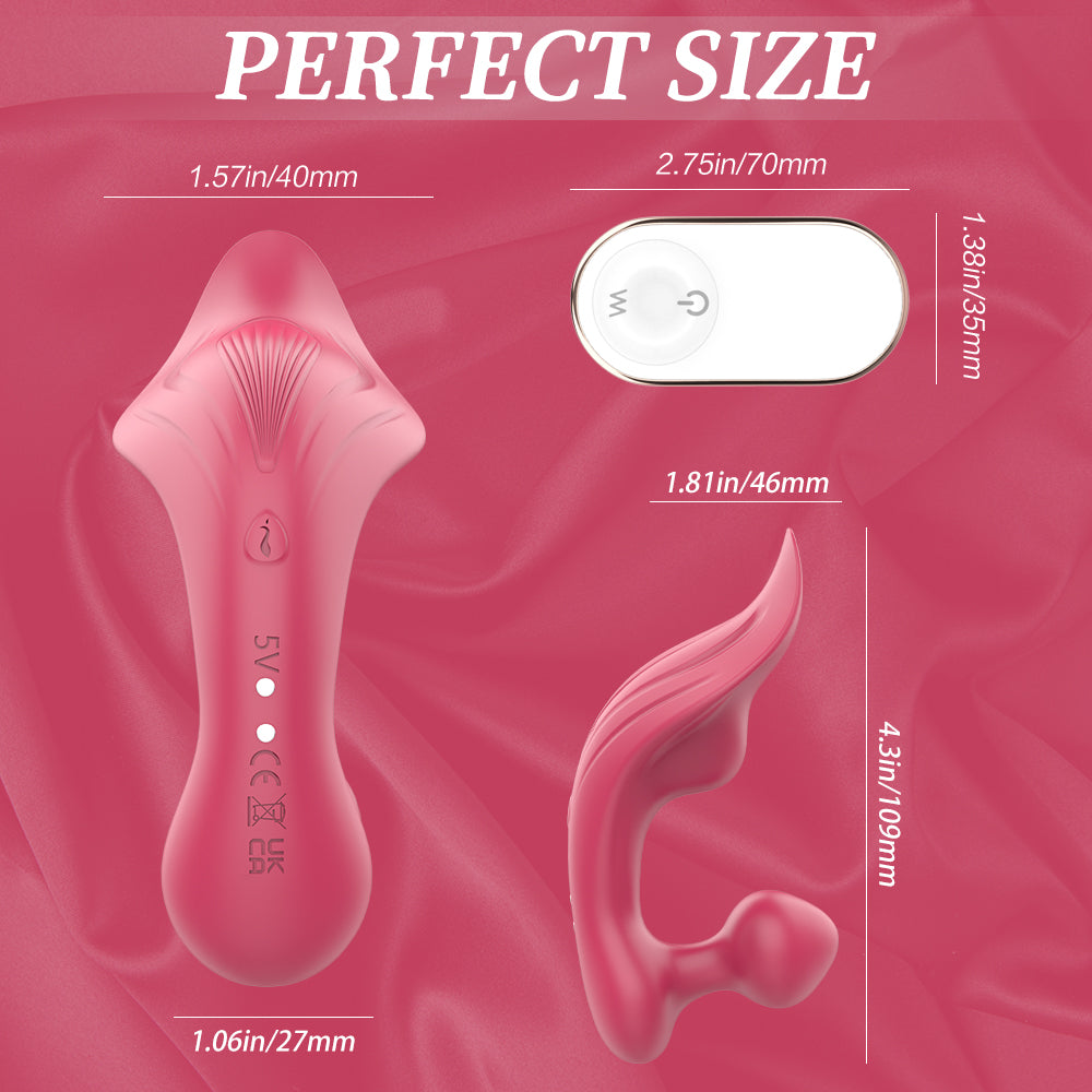 9 Band Couples Vibrator - Rechargeable Red Rose Vibrate Sex Toys-Uxolclub