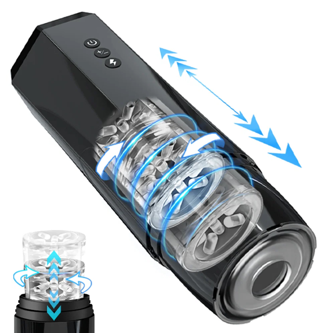 Automatic Telescopic Rotation Blowjob Mastubator-Uxolclub