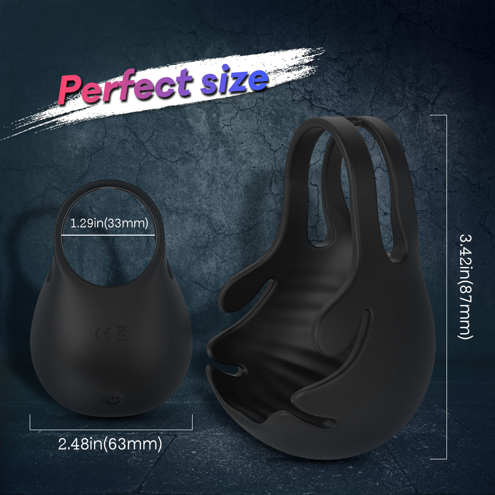 Lock Sperm Ring Ss Vibrating Ring Male Penis Ring Masturbation Device Hot Octopuss-Uxolclub