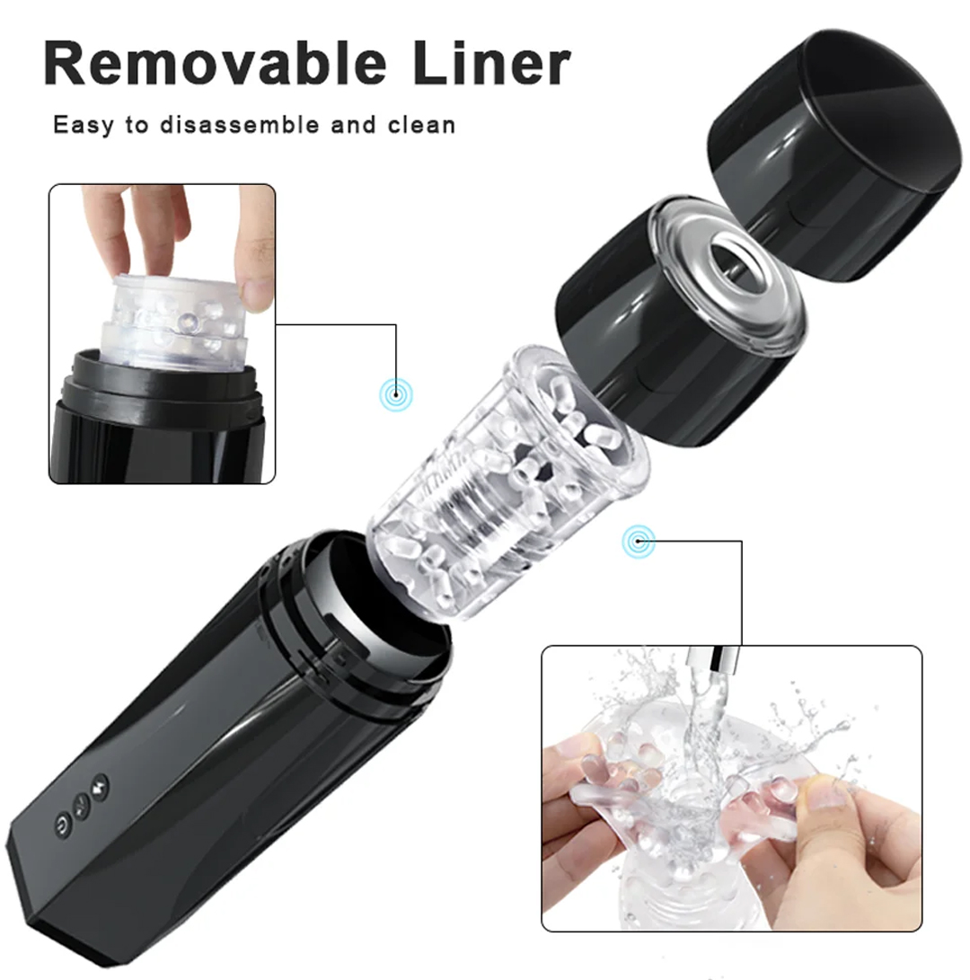 Automatic Telescopic Rotation Blowjob Mastubator-Uxolclub