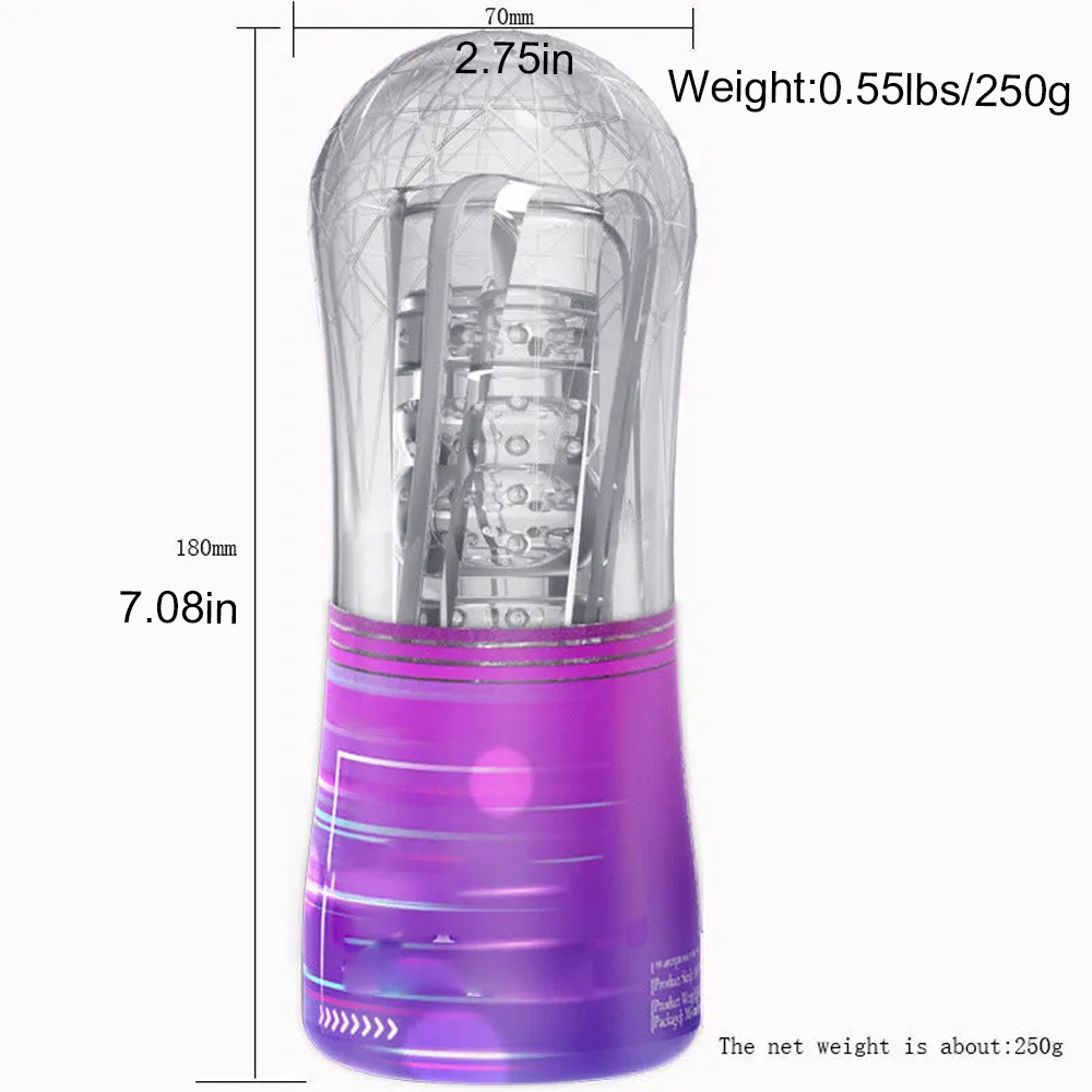 Transparent Men's Training Masturbation Cup