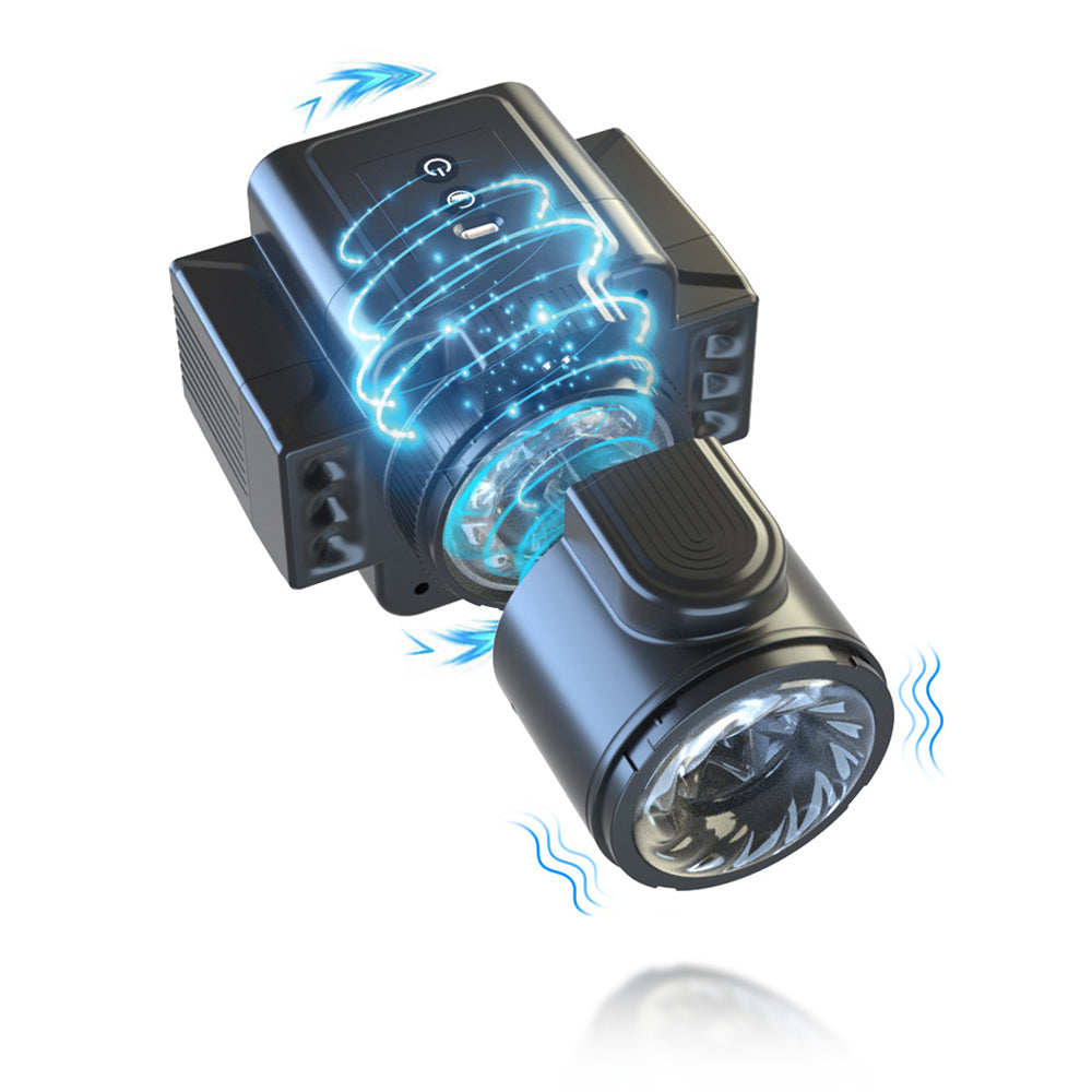 Telescopic Rotating Vibration Electric Camera Masturbation Cup