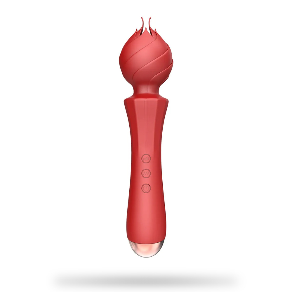 20 Frequency Vibration Mode Rose Vibrators Magic Wand Rechargeable