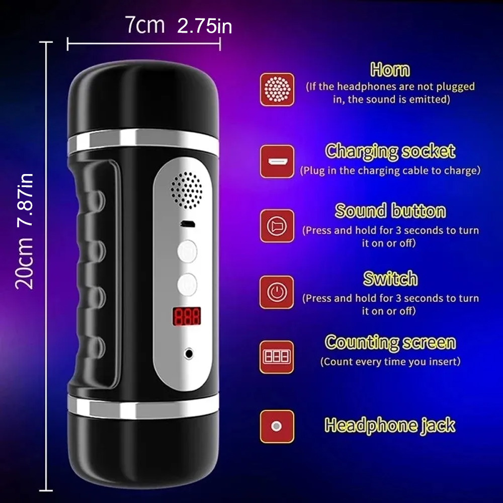 Blowjob Sex Toy - Automatic Masturbator Realistic Pussy Toy