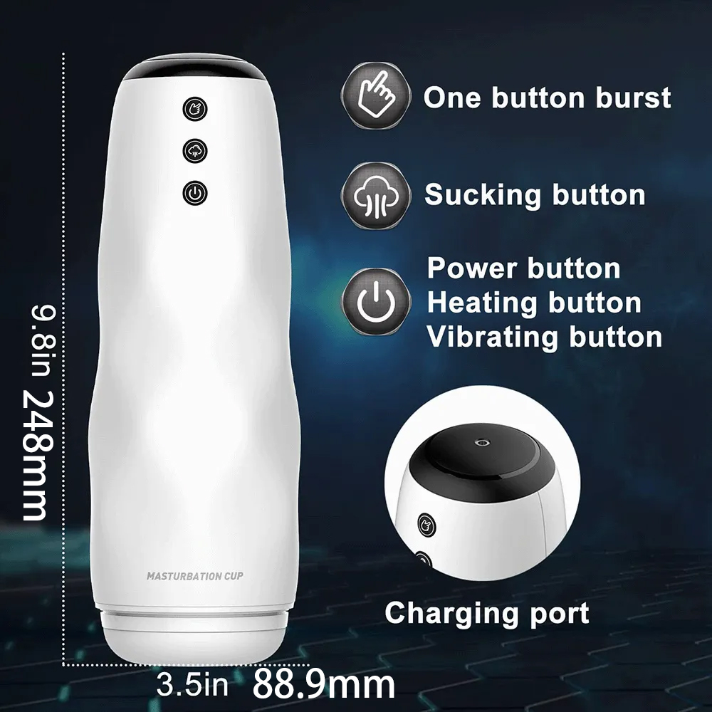 S1 Automatic Sucking Retractable Heated Masturbator