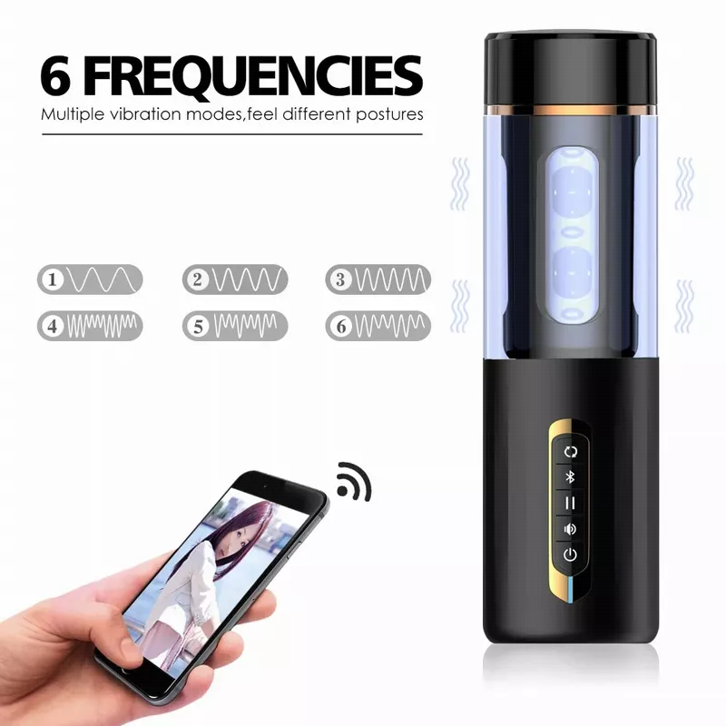 Black Dragon Bluetooth Male Masturbation Cup