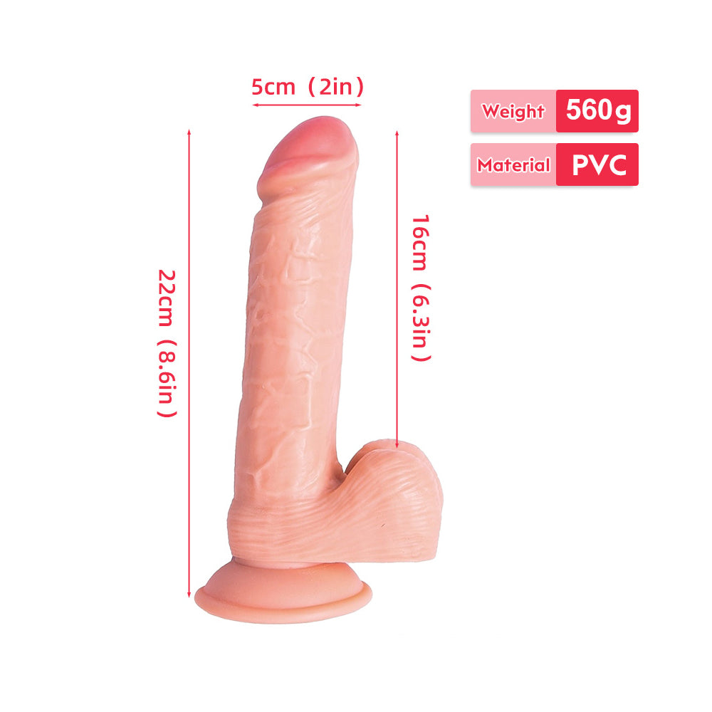 Vibrating Dildos Extra Large Telescoping Thrust Allovers Dildo-Uxolclub