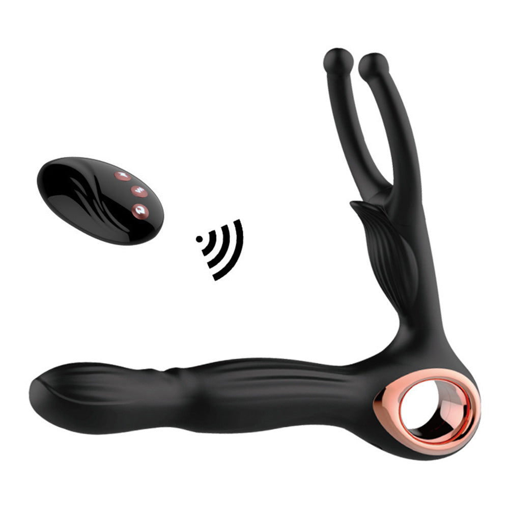 Prostate massage 10 frequency vibration anal plug-Uxolclub