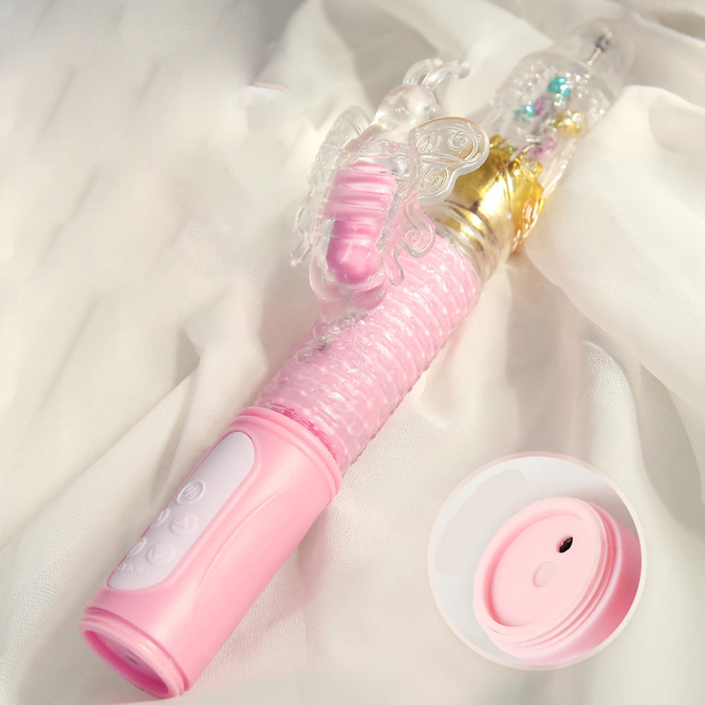 12-Frequency vibration 360-degree rotating massage ball stick-Uxolclub