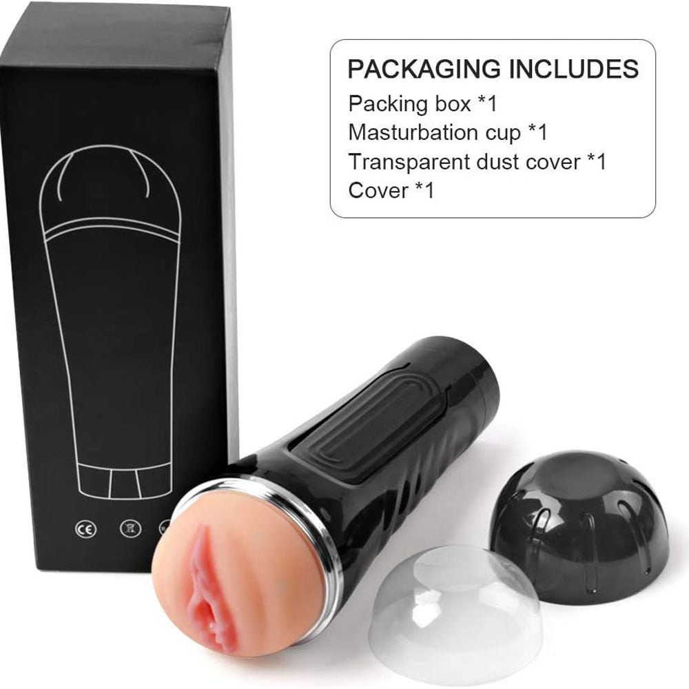 Best Pocket Pussies Silicone Full Wrap Suction Blowjob Simulator-Uxolclub