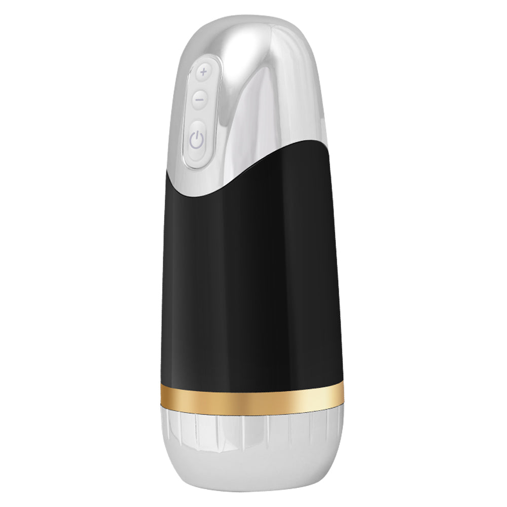 Electric Masturbator Cup Metal Texture Automatic Blowjob Toy-Uxolclub