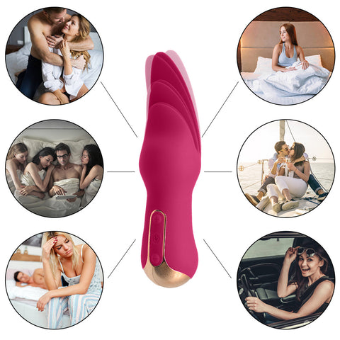 10 Frequency Nipple Vibrator Petal Flapping Clit Licking-13