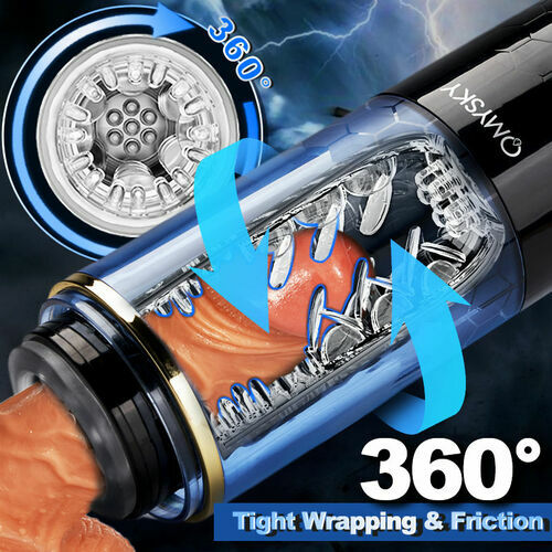 Master Upgraded 6-telescoping Rotating Masturbation Cup