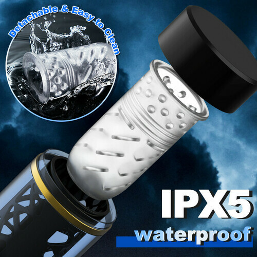 Master Upgraded 6-telescoping Rotating Masturbation Cup