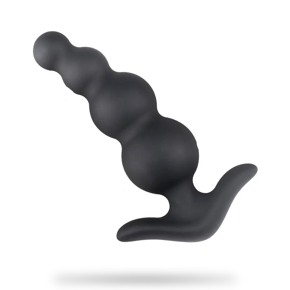 Silicone Pull Bead Back Court Anal Plug