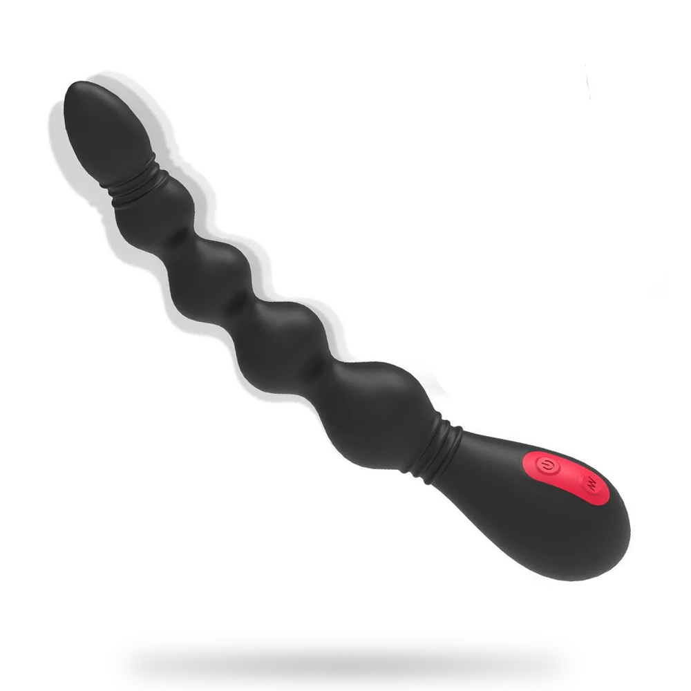 Silicone Anal Plug Beads 9 Frequency Strong Shock Electric Anal Plug