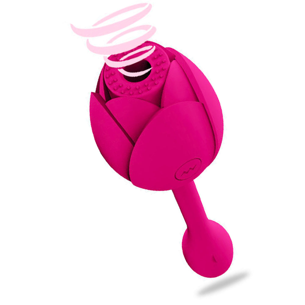 10 Frequency Rose Vibrator With Egg Vibrator Rose Sex Toy-Uxolclub