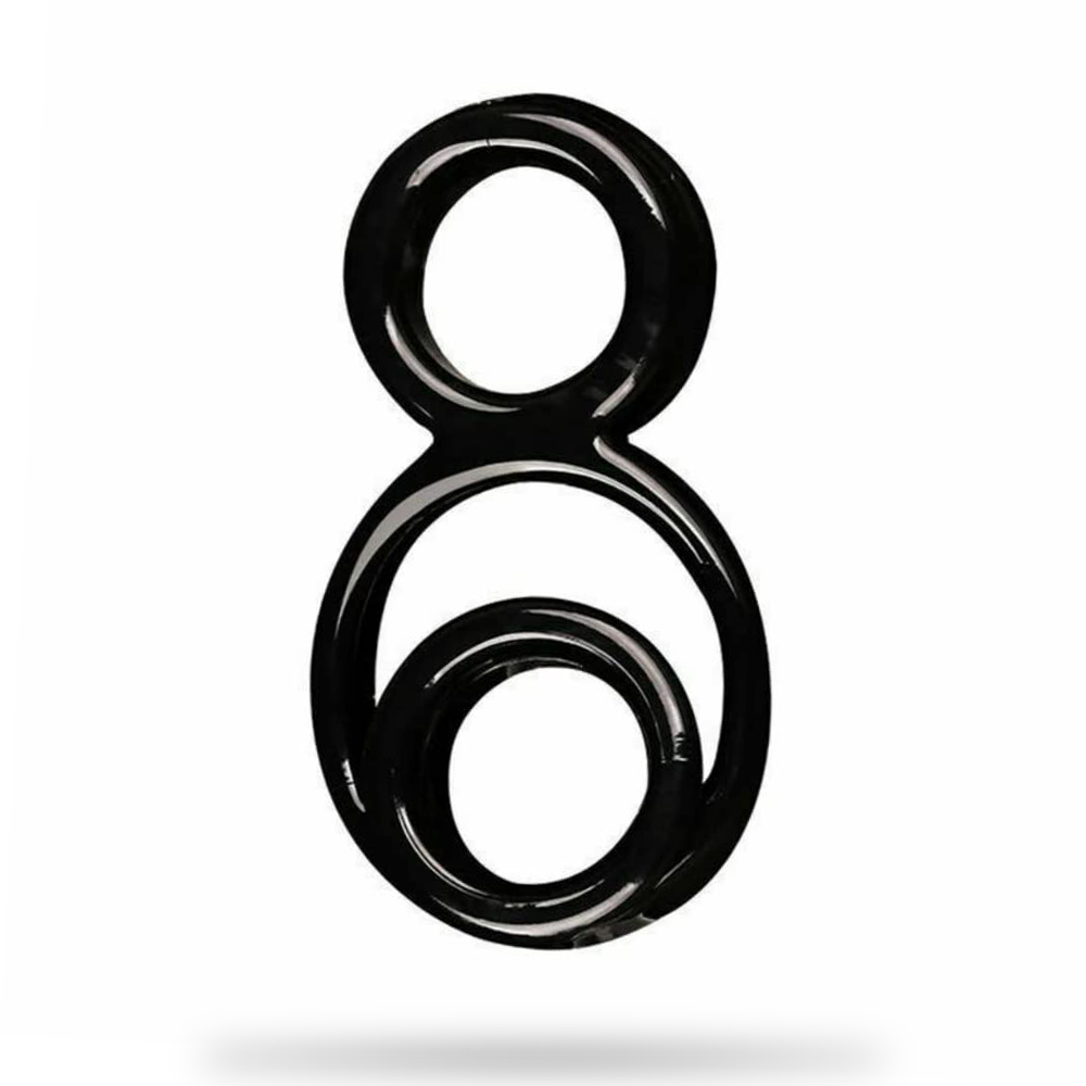 Cock Ring with Ball Strap Stretchy Double Penis Rings