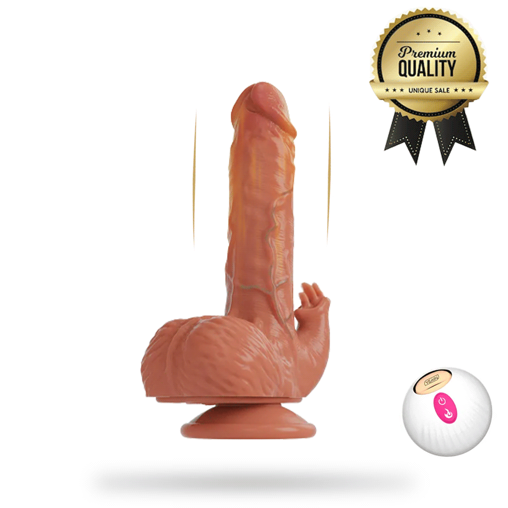 Tarzan III Penis-Premium Suction Cup Rabbit Double G Dildo For Premium Machine