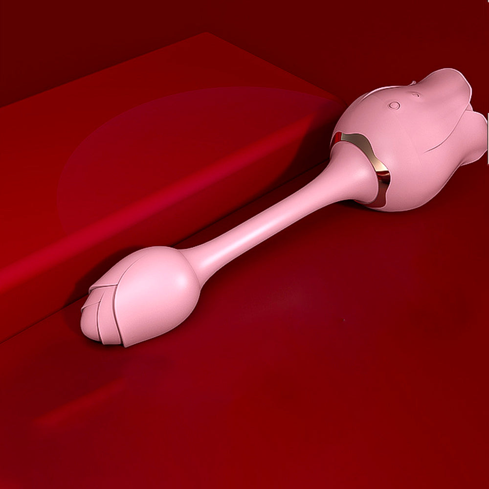 Rose Toy Double Breast Clit Stimulation Rose Masturbator | Dildos Clitoral Stimulator-Uxolclub