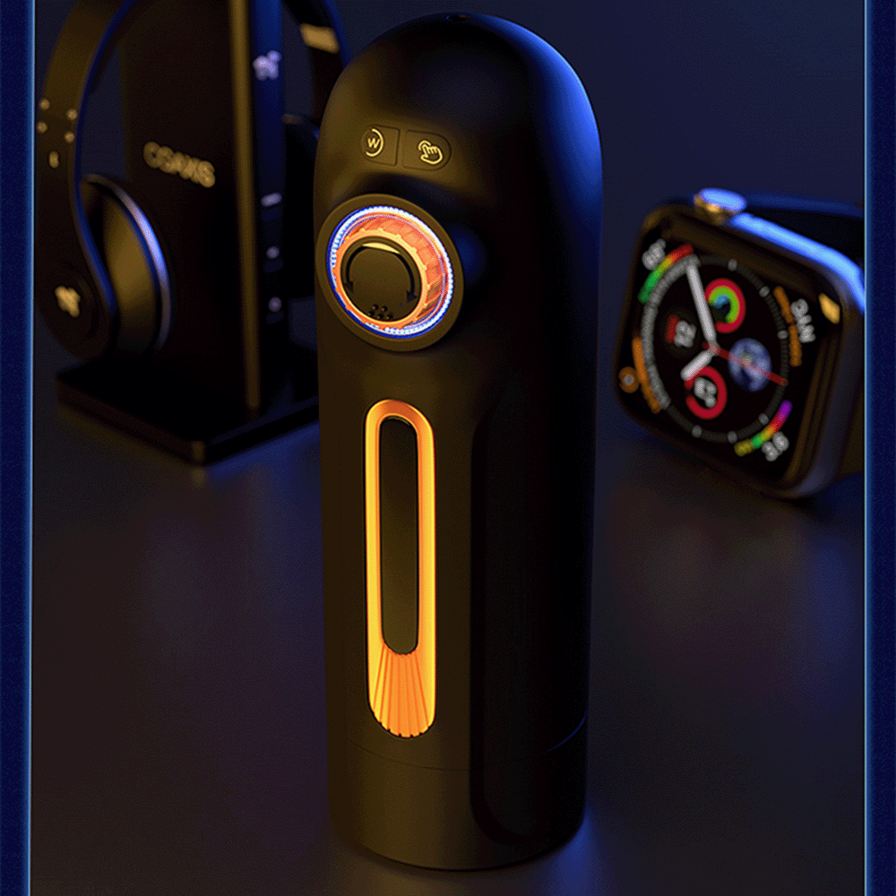 Adventurer Infinitely Variable Speed Retractable Clip Suction Masturbator-Uxolclub