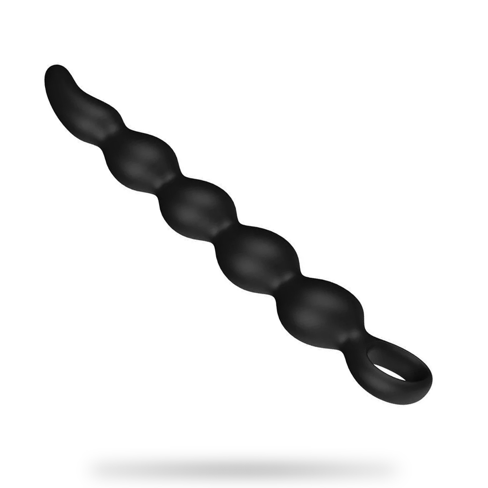 Extra Llong Vibrating Bead Butt Plug