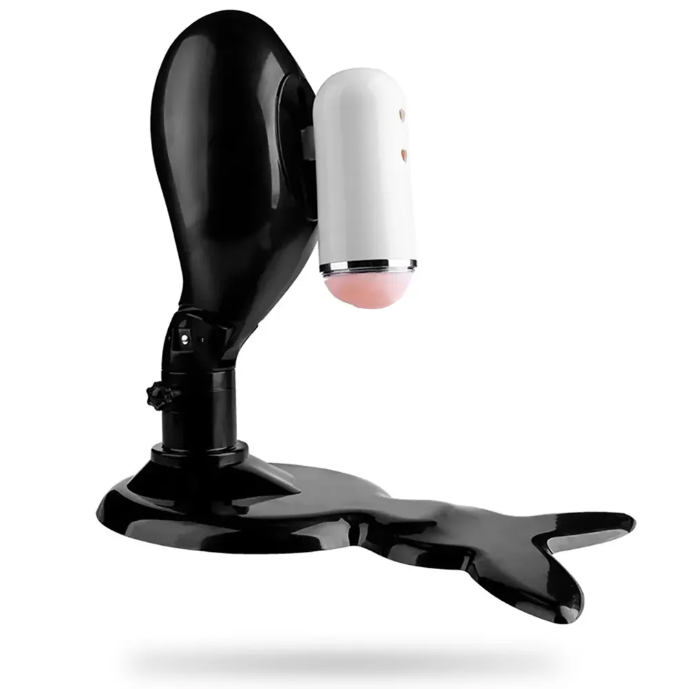 FlexRider Hands Free Male Masturbator Powerful Automatic Telescopic Machine with Stand and Adjustment Speed Remote Control-Uxolclub - Best Adult Sex Toys Online Retailers