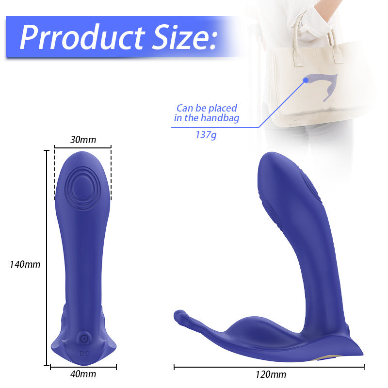 Remote Control Double Sided Slap Vibrating Anal Toy-Uxolclub